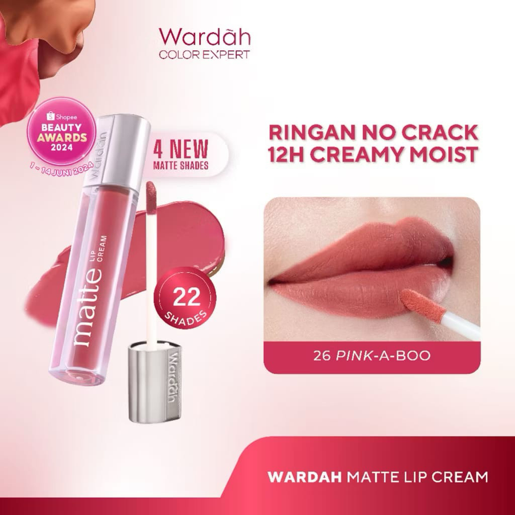Wardah Matte Lip Cream | Lip Matte Wardah