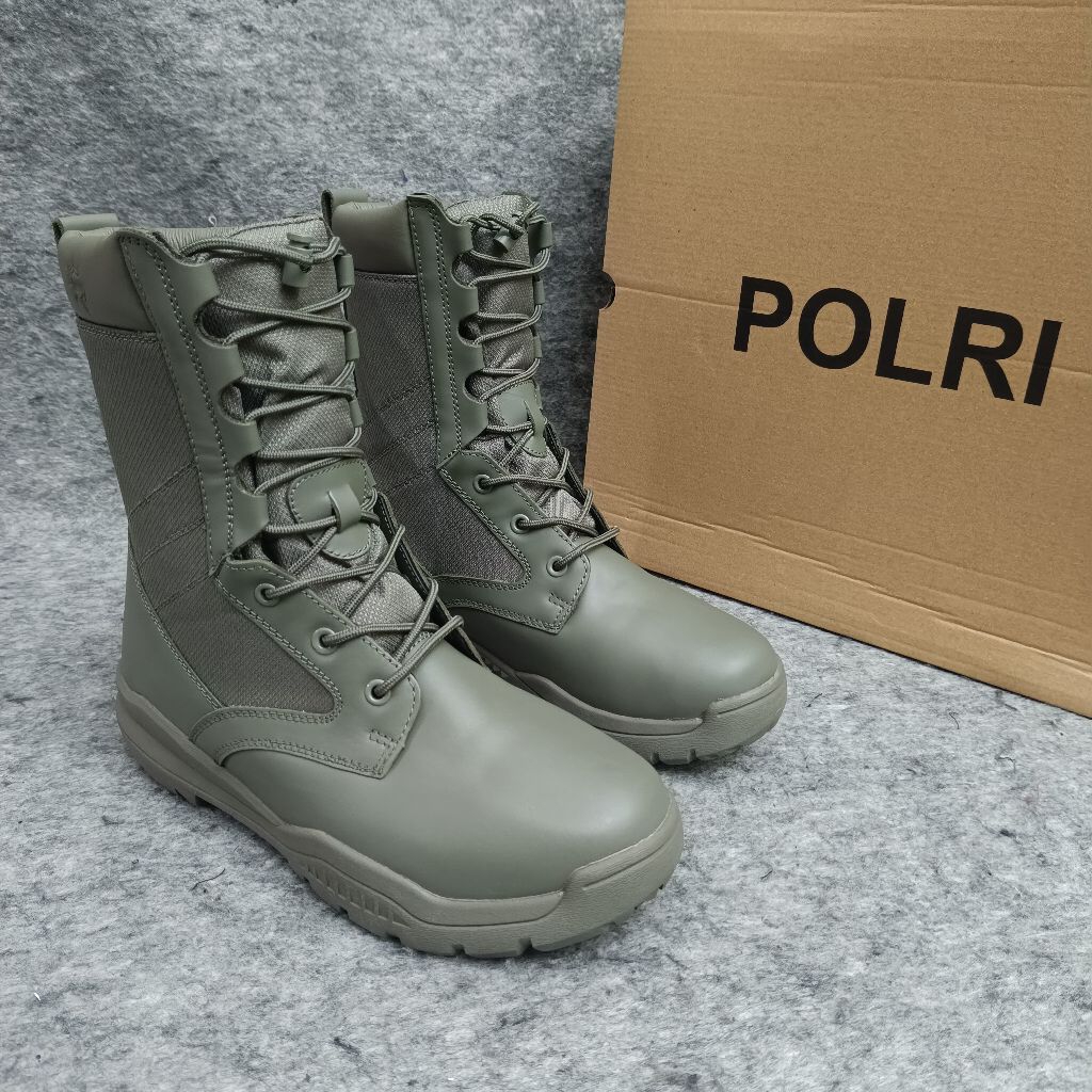 Sepatu PDL Hijau Jatah Brimob Tahun 2024 / Sepatu PDL Hijau Jatah Brimob / Sepatu PDL Hijau Brimob