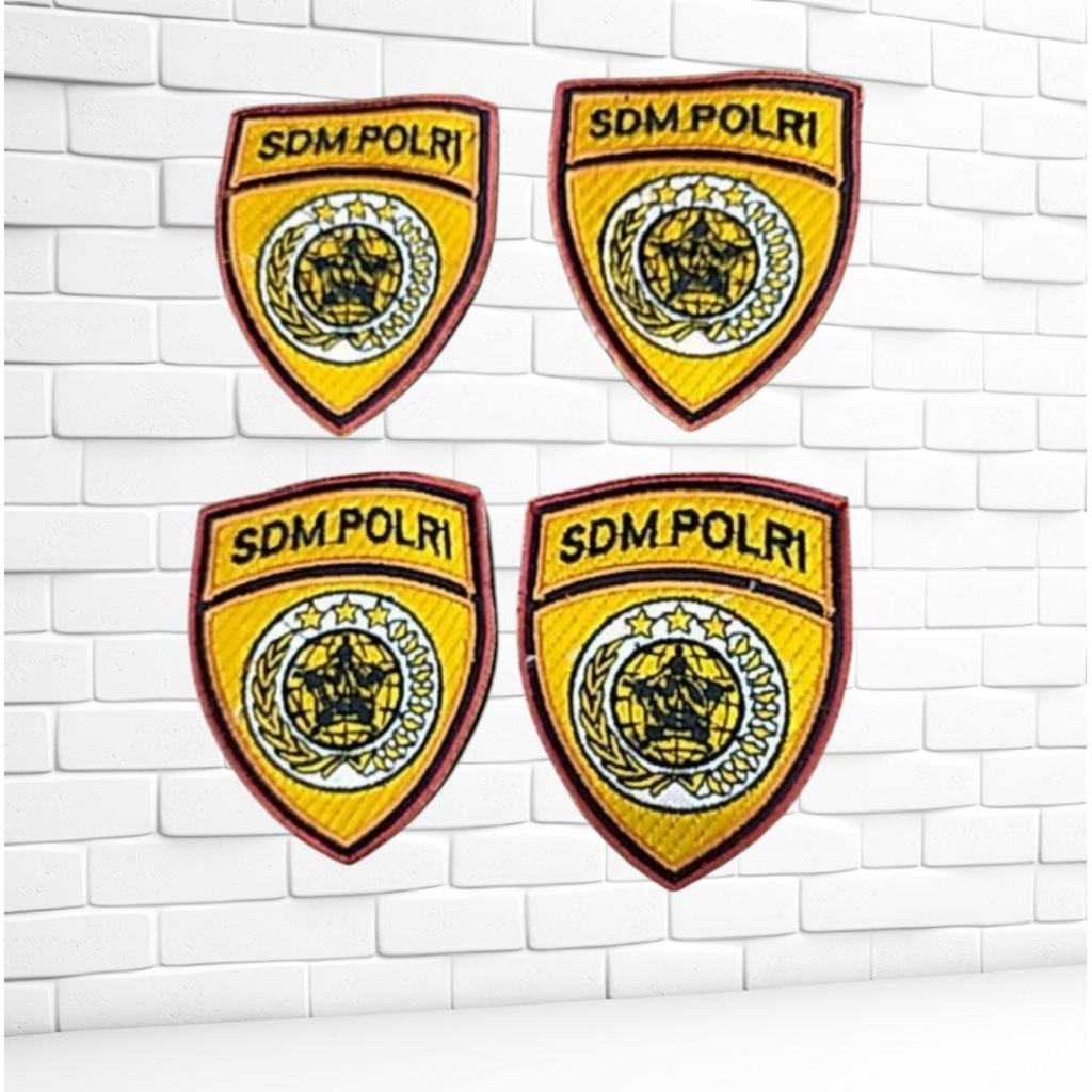 bed bordir SDM POLRI.