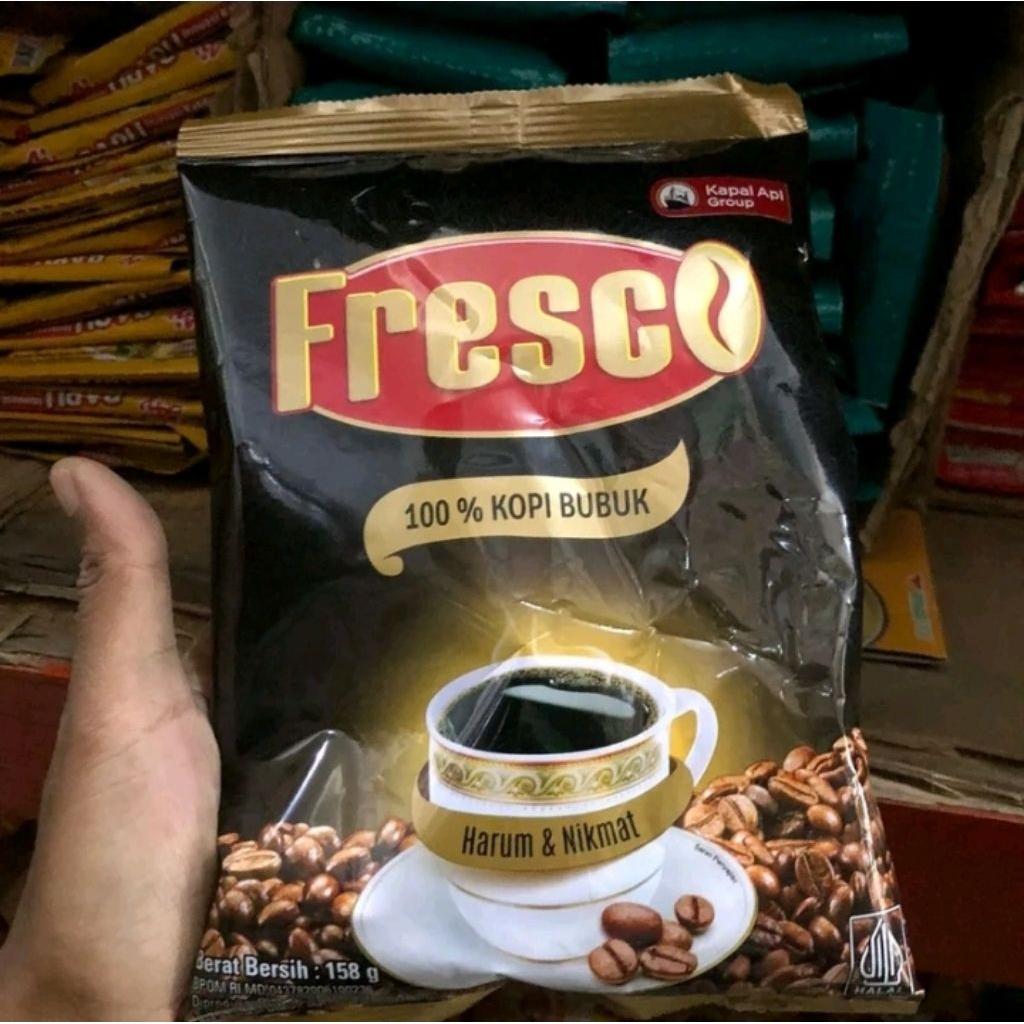 TERMURAH Kopi Hitam Fresco 158gram Tanpa Gelas