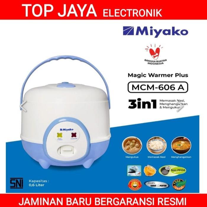 MAGIC COM MIYAKO 0.6 LITER MCM606A/MIYAKO MAGIC COM 0,6 LITER BARU BERGARANSI RESMI
