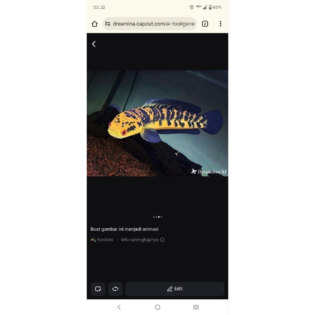 Pakan Channa yellow Sentarum 26-30cm