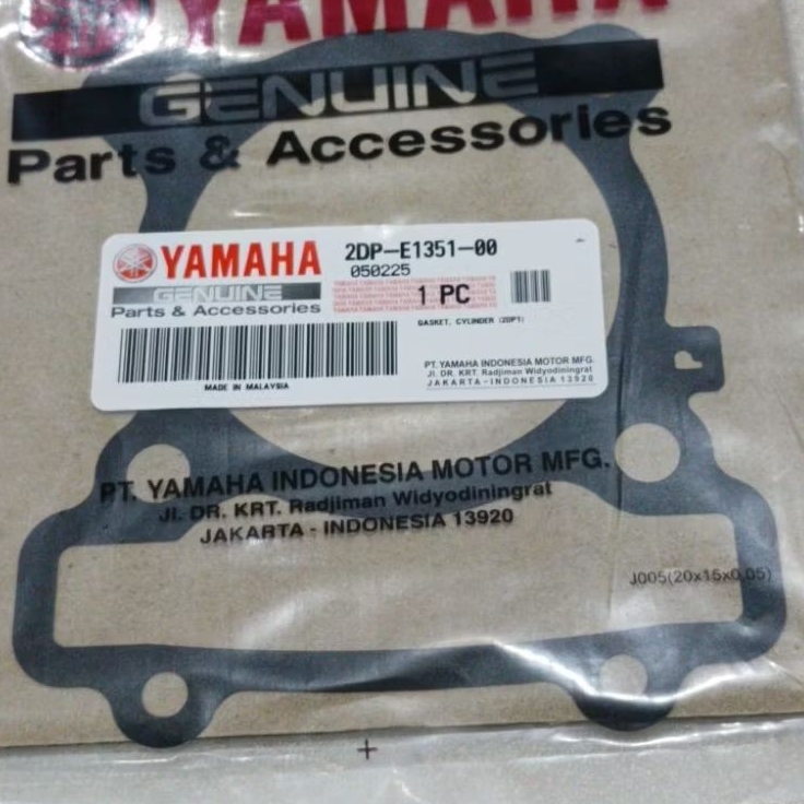 Paking Blok Bawah 2DP YAMAHA ORIGINAL 100% NMAX Old NMAX New