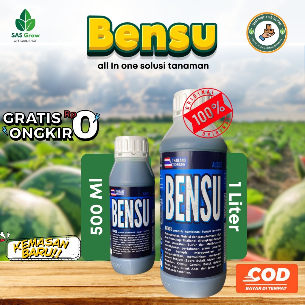 BENSU - Obat Bulai, Layu Fusarium, Busuk 3 in 1 | Fungisida & Nutrisi Tanaman Premium Padi, Jagung, 