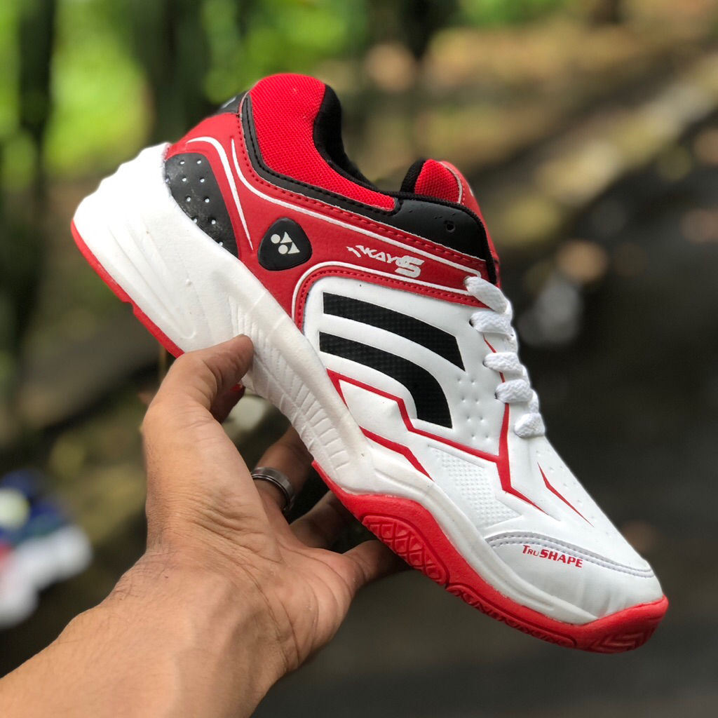 putih merah badminton sepatu badminton pria wanita Yonex bulutangkis ukuran 39/43