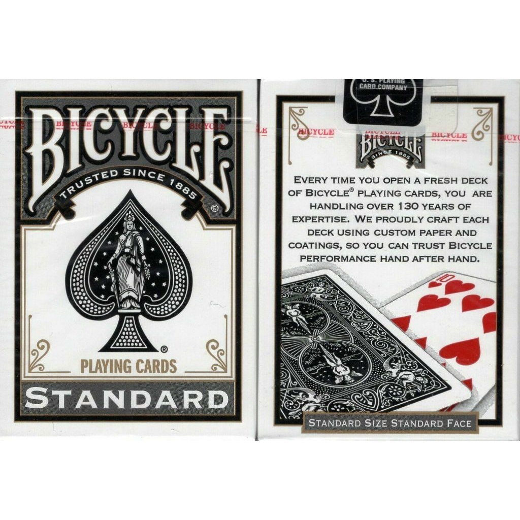 Kartu Remi Bicycle Black Playing Card (Sulap Magic/Cardistry) Kartu Remi Import Segel