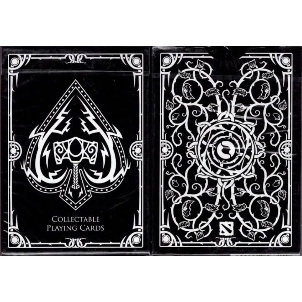 Kartu Remi DOTA 2 Black Playing Card (Collector Item) Kartu Remi Import Rare ULTRA RARE Super Langka