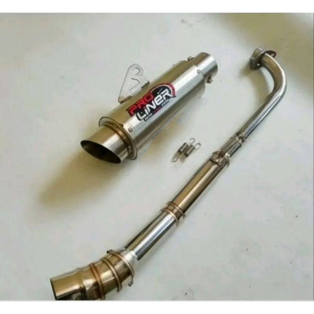 Knalpot Pro Liner motor Jupiter z lama Jupiter Z burhan Supra X 110 Supra X 125 Vega Smash C70 Astre