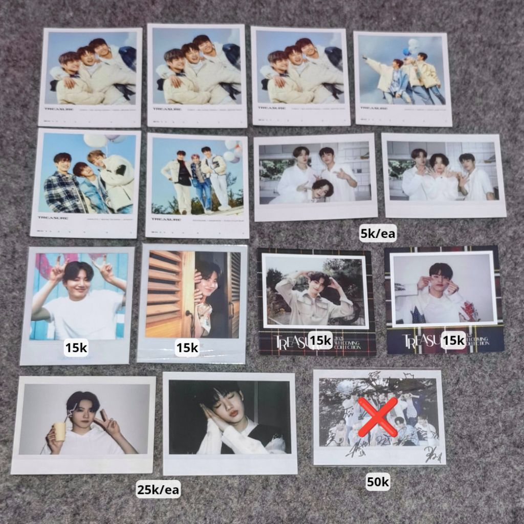 [WAJIB CO BUNGKUS] SALE TREASURE polaroid hyunsuk jihoon yoshi junkyu mashiho jaehyuk asahi yedam do