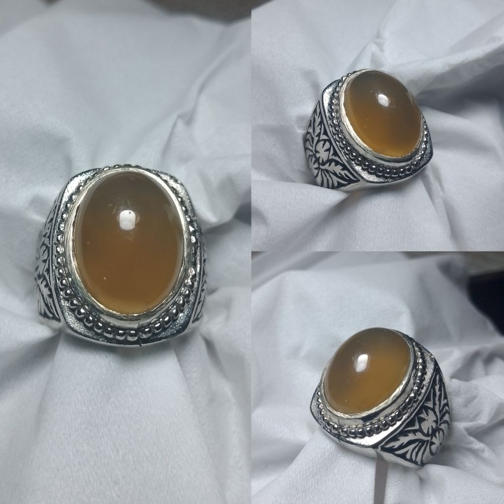 Batu cincin natural anggur solar bengkulu Cc54