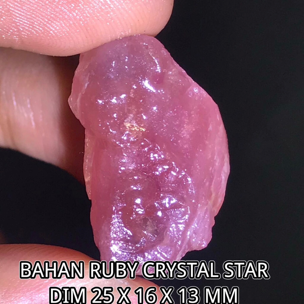 BAHAN RUBY CRSTAL STAR DIM 25 X 16 X 13 MM