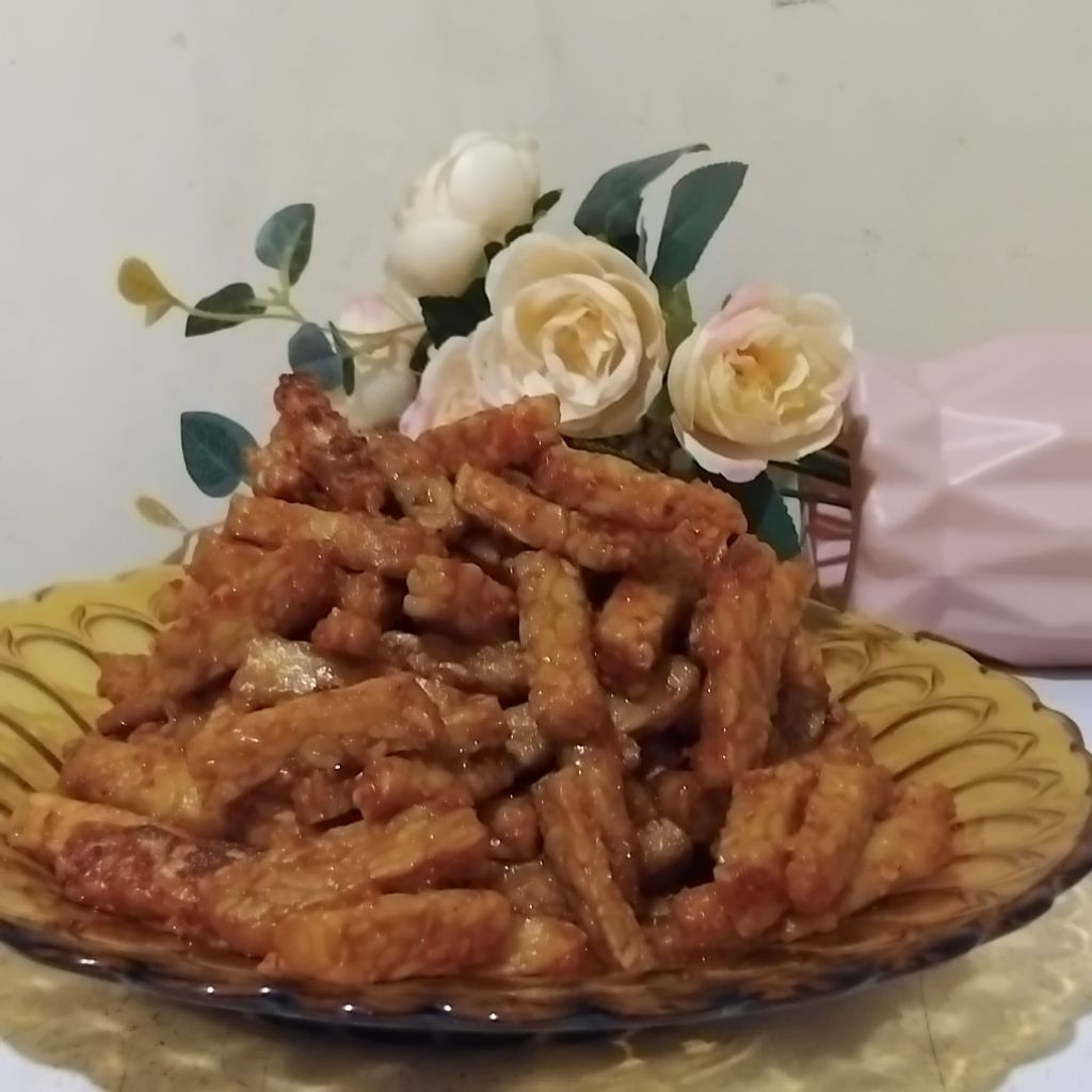 kering tempe manis pedas