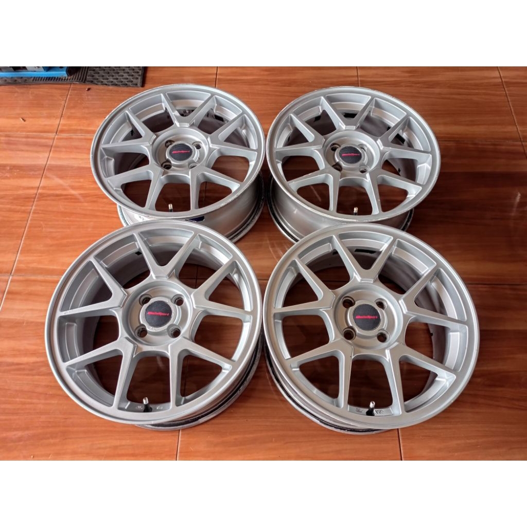 VELG BEKAS Wedsport R16 Pcd 4x100 Lebar 7 Offset 38