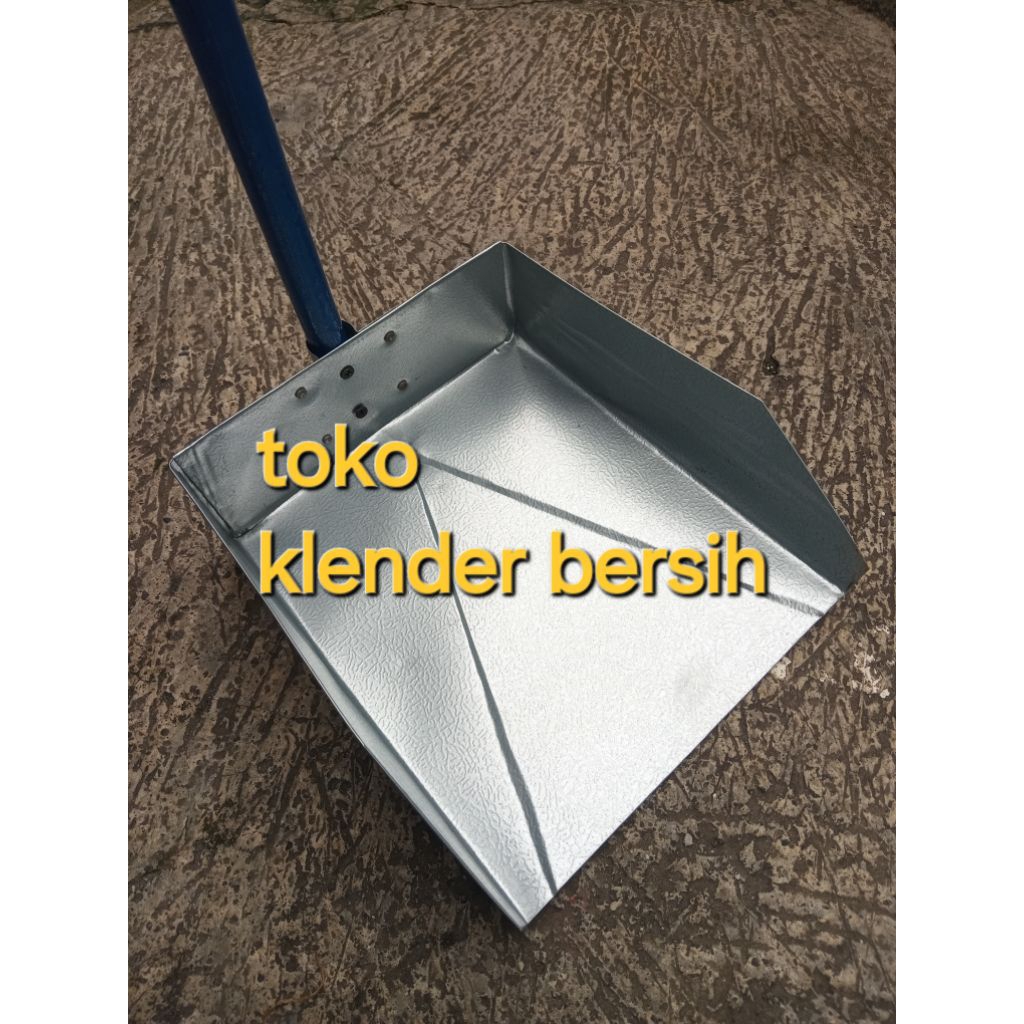 pengki seng kaleng gagang cikrak serok sampah