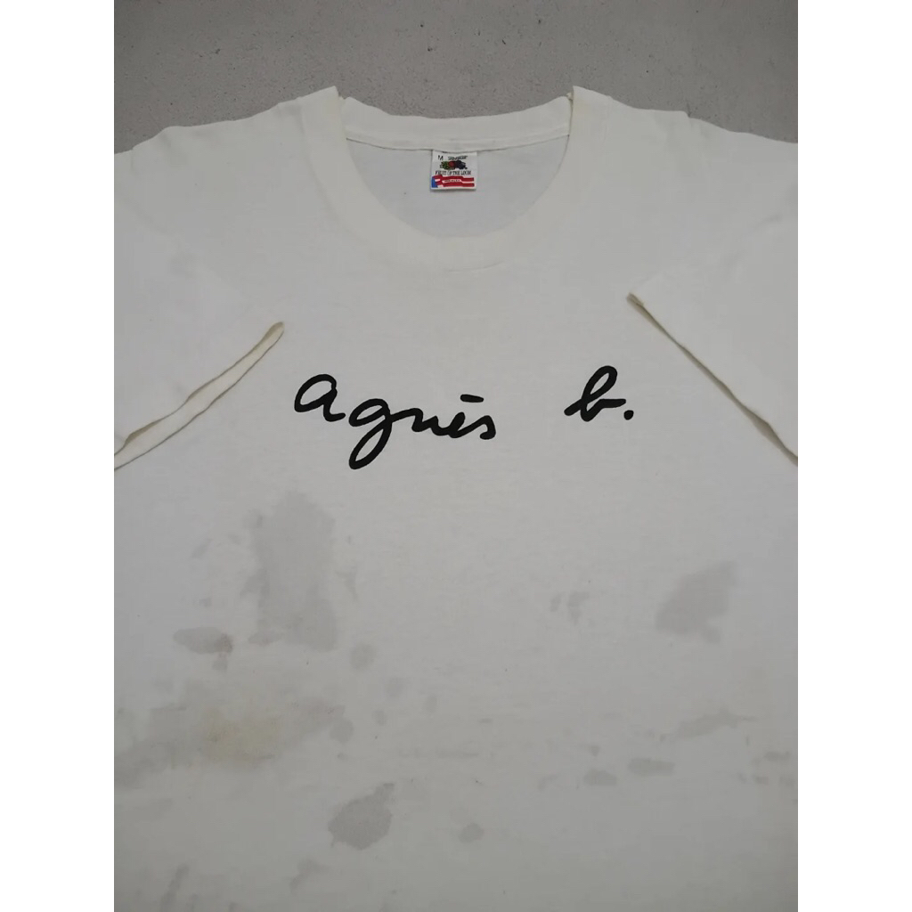 Vintage Agnes B 90s agnes b. Tag Fruit of the loom Fotl 90s Size M   #agnesbtshirt #jualagnesb #desi