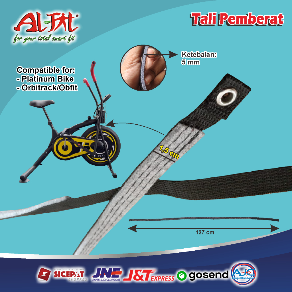 spearpart tali pemberat beban roda sepeda statis platinum bike & Orbitrack
