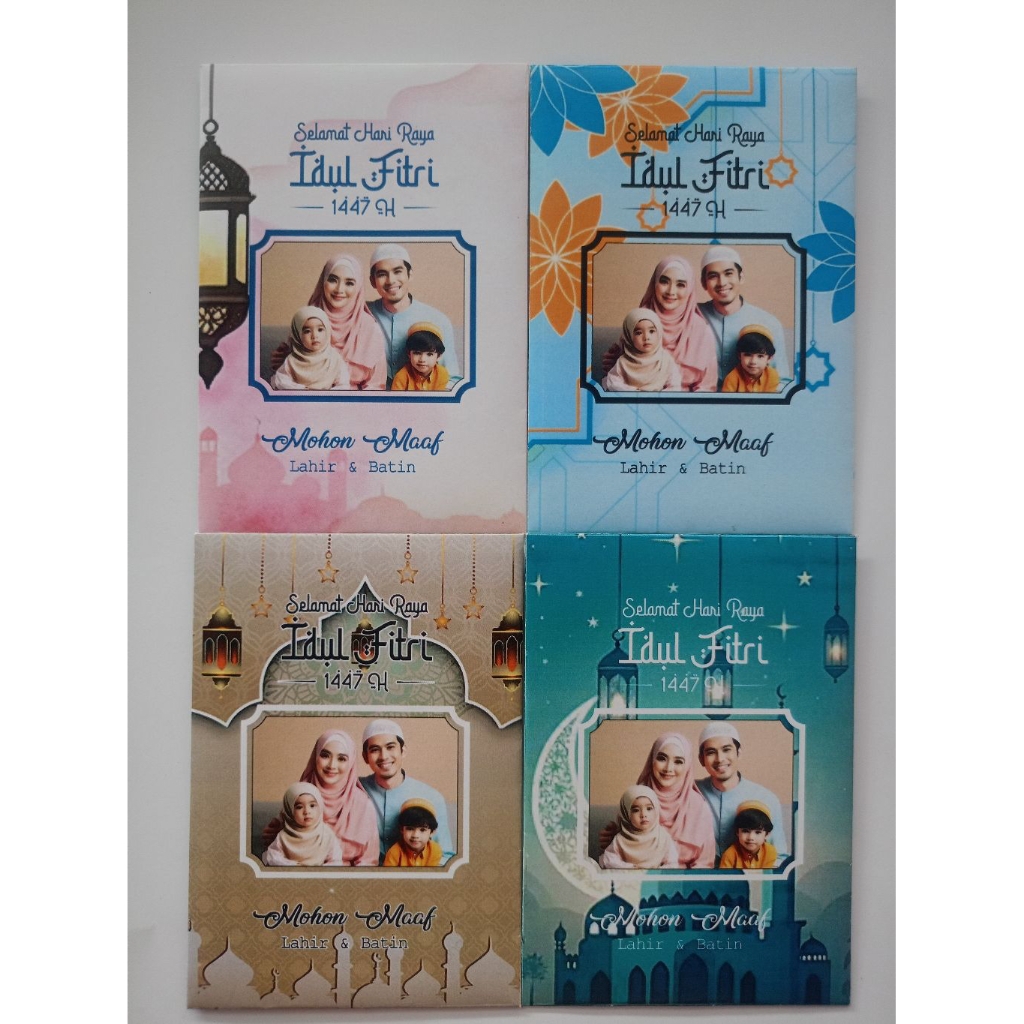 Amplop lebaran custom foto