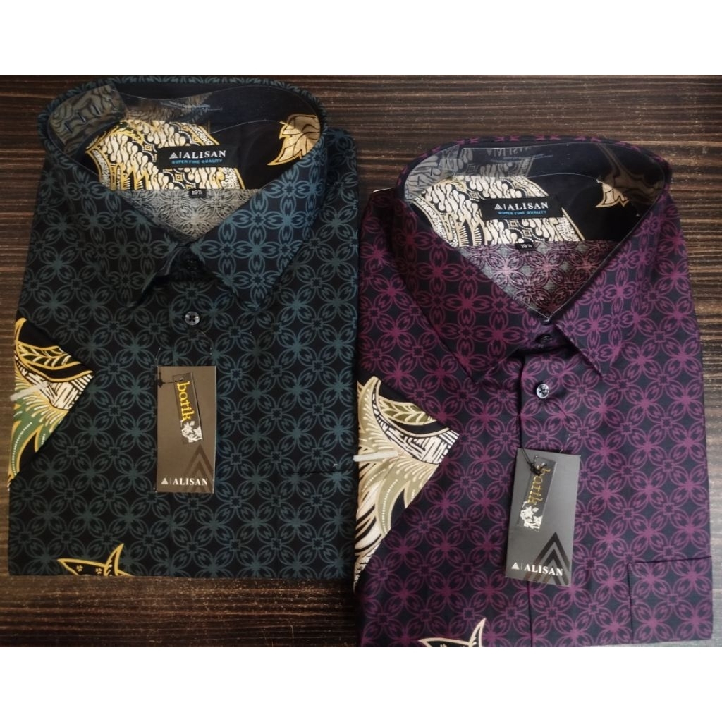 Alisan Batik Lengan Pendek Super Jumbo Reguler