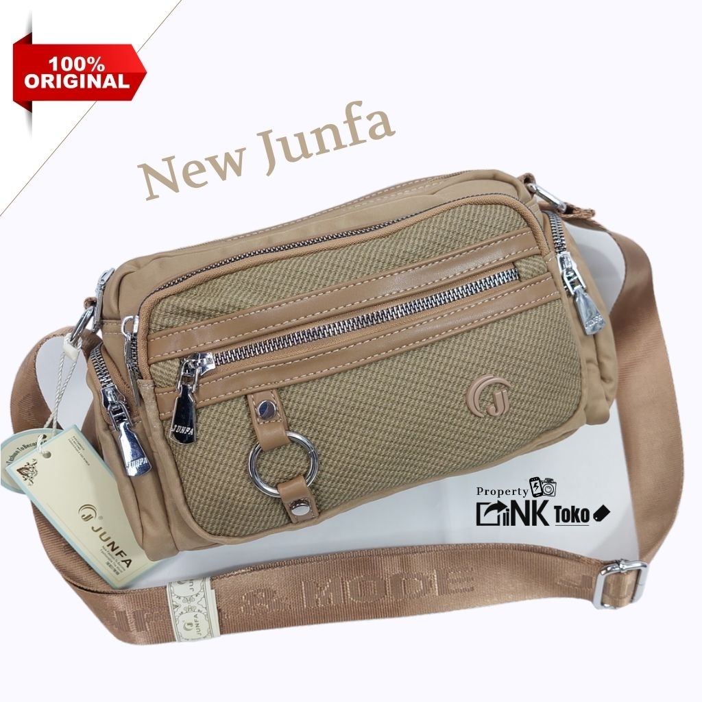 New Tas Junfa Terlaris Real Premium Junfa-A2101 Nilon Super