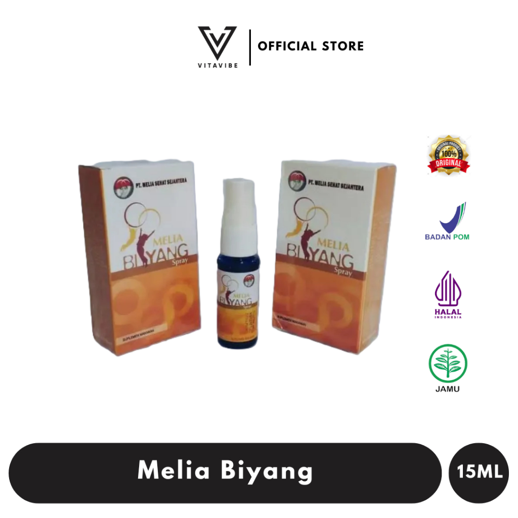 Melia Biyang HGH 15ml Spray Original PT Melia Sehat Sejahtera Membantu Meningkatkan Sistem Metabolis