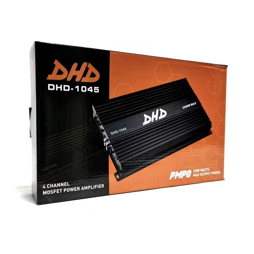 Power Amplifier 4 Channel DHD-1045 DHD 1045 Mosfet 2200 Watts