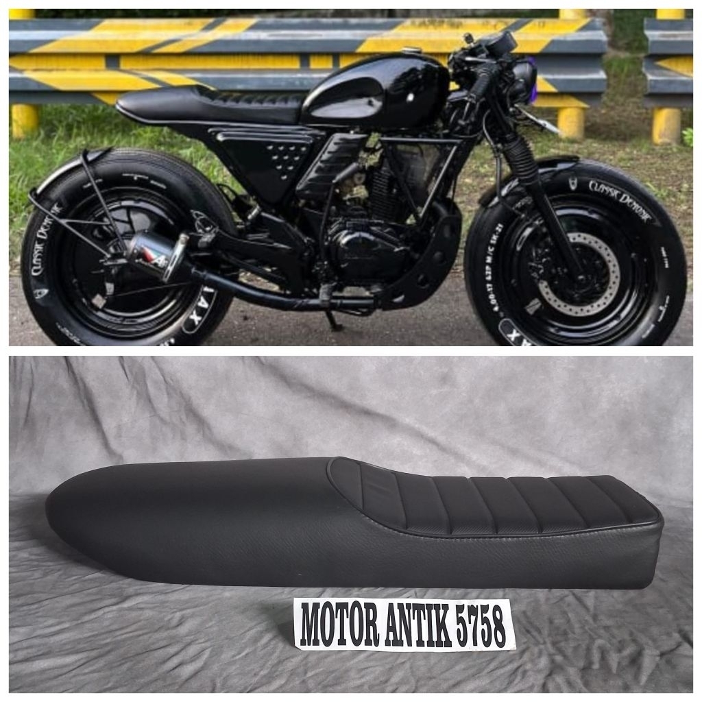 Jok Japstyle Jok Custom Motor Caferacer Bober choper Bratcafe Panjang Tekuk