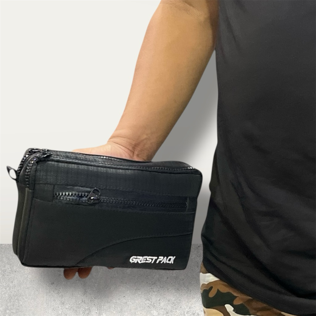 TAS HANDBAG PRIA PEGANG TANGAN GRESTPACK PIYU ANTI AIR //TAS HANDBAG PRIA BISA SELEMPANG