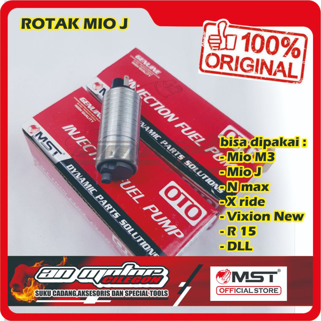 ROTAK MIO J MIO SOUL GT DINAMO FUEL PUMP DINAMO POMPA MST OTOPART ORIGINAL