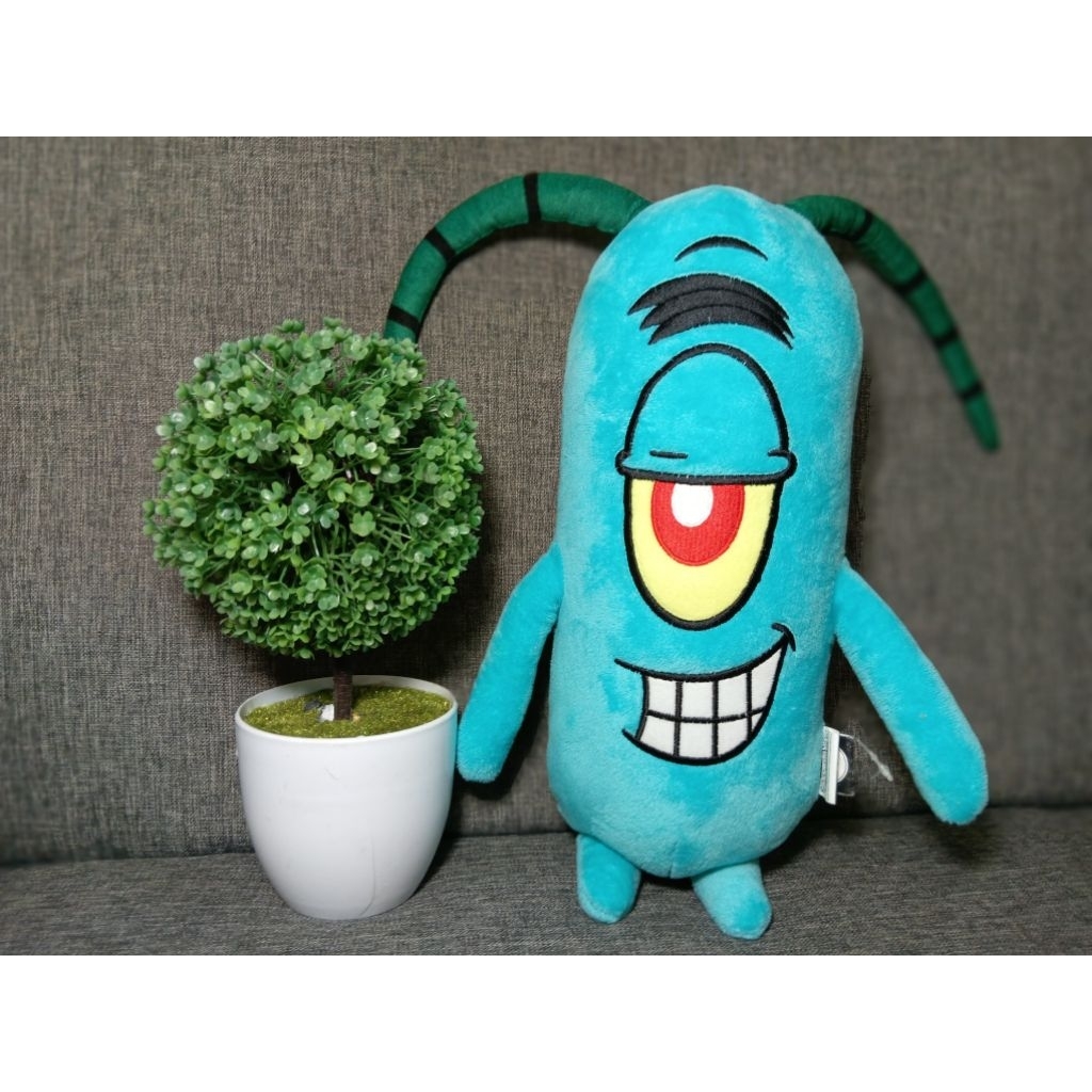 boneka plankton original nickelodeon kurleb 40 cm