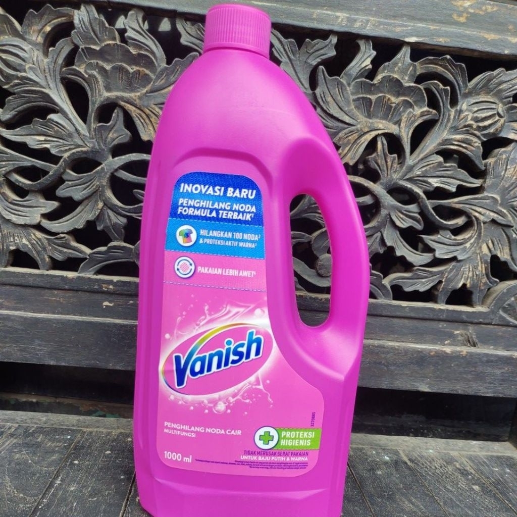vanish pink 1000ml vanish cair botol 1 liter vanish cairan penghilang noda membandel