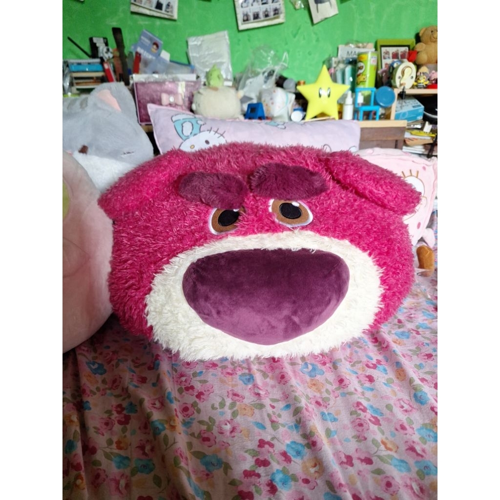 Beanbag Boneka Kepala Lotso Bulat Disney