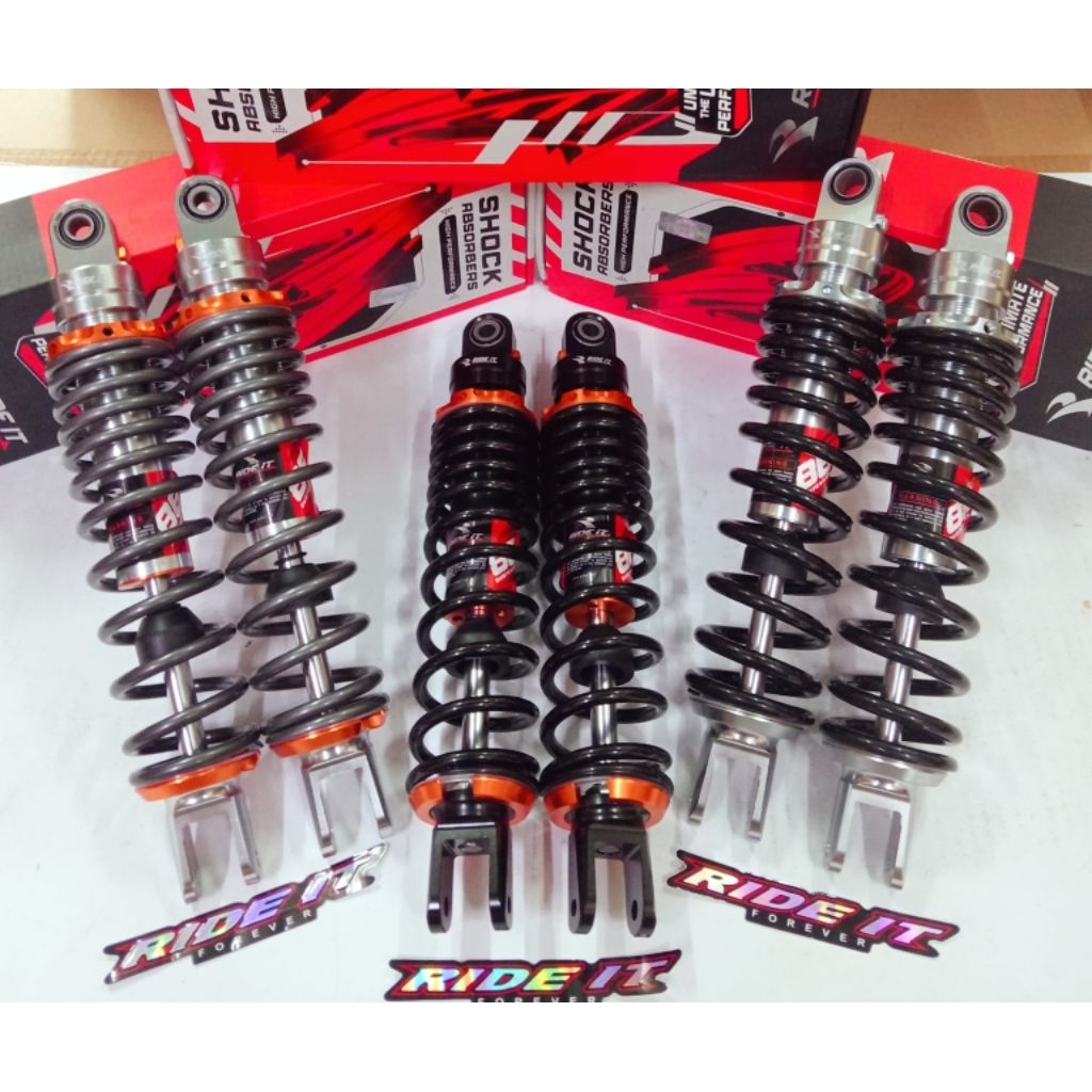 SHOCK SHOK BELAKANG RIDE IT GP-86 CNC SERIES 280MM DAN 310MM AEROX OLD 155/AEROX NEW 155/NMAX NEW 15