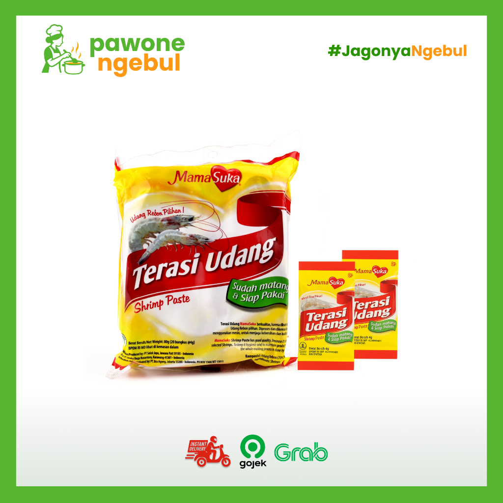 MamaSuka Terasi Udang 4gr Siap Pakai Gurih - Pawone Ngebul