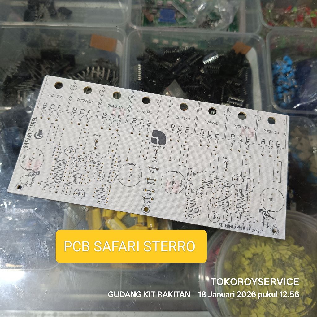 PCB kit driver safari stereo power amplifier