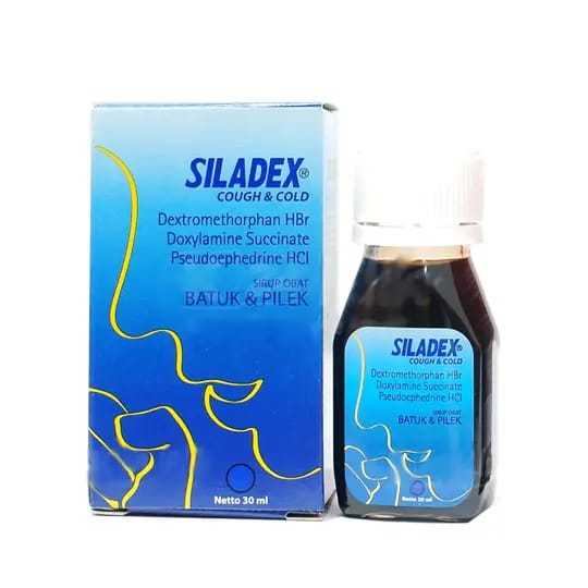SILADEX Sirup Batuk Pilek 30ml Meringankan Batuk Kering Hidung Tersumbat Dewasa Anak