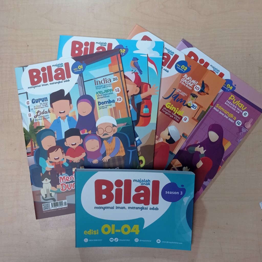 Paket Majalah Bilal Season 3 (Edisi 1-4)