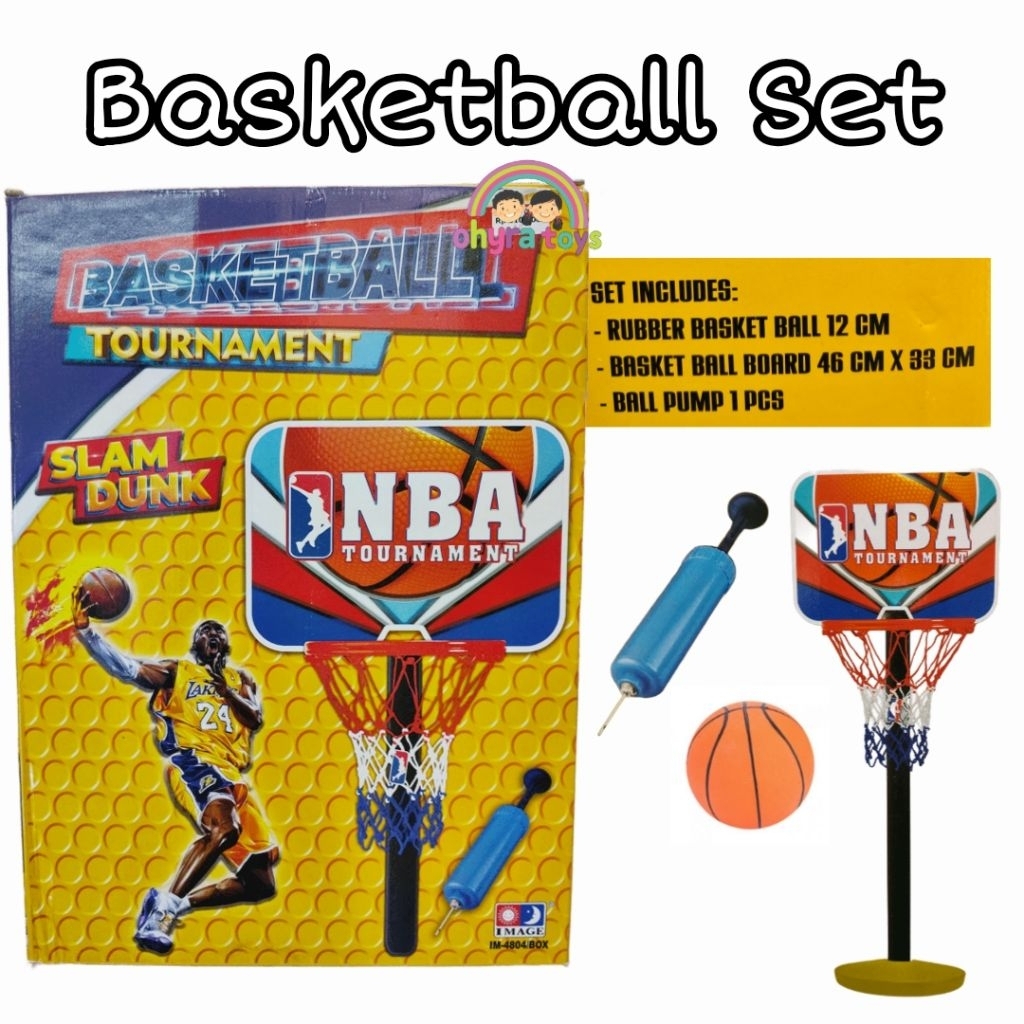 Mainan Anak Basketball Set Permainan Bola Basket Lengkap Dengan Ring