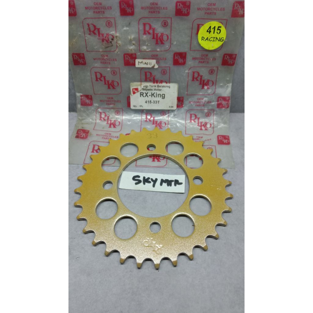 gir gear belakang 415-33T rx rxking fizr jupiter z jupiter mx