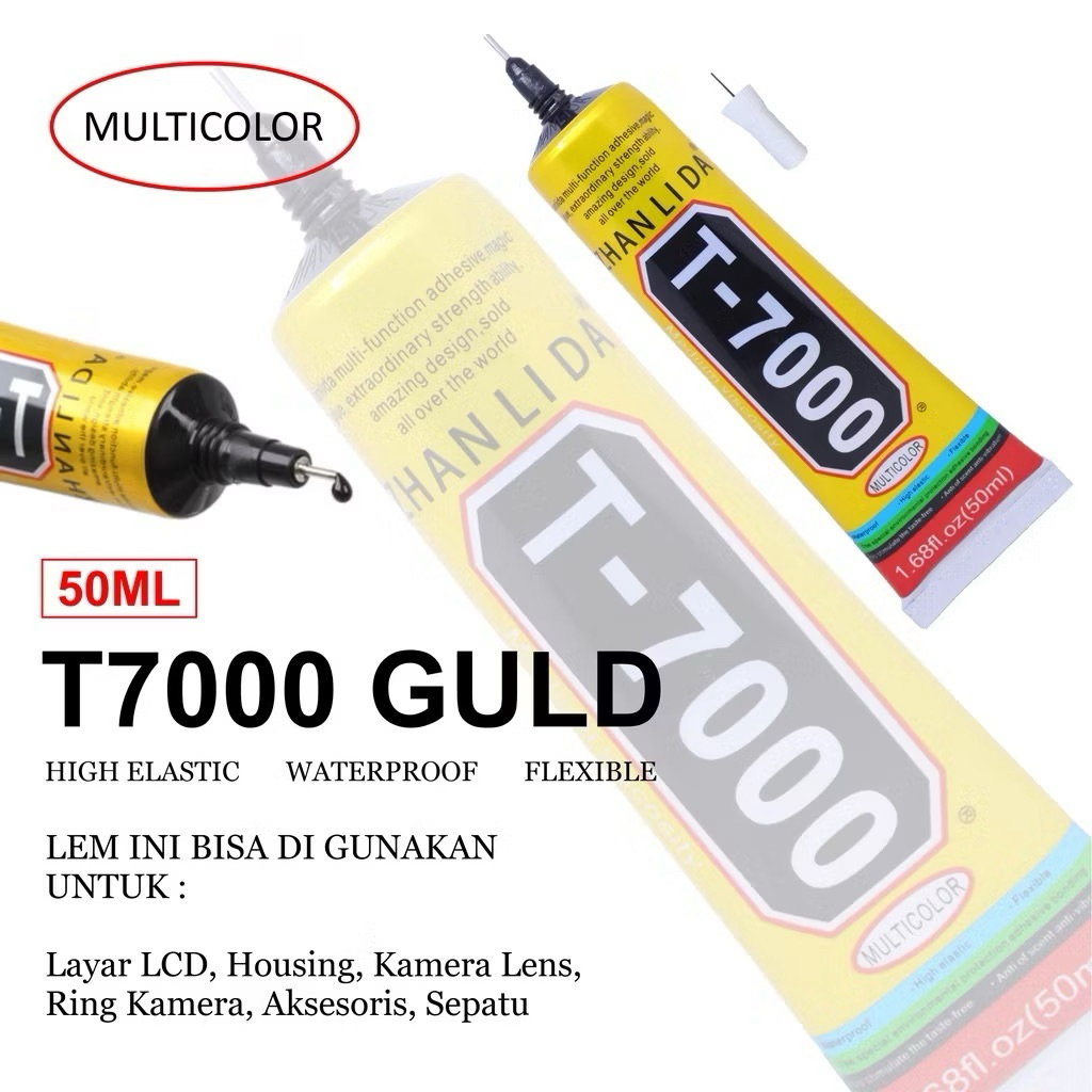 (Wanwan Acc Store) Lem HP B7000 T7000 50ml 110ml Zhanlida
