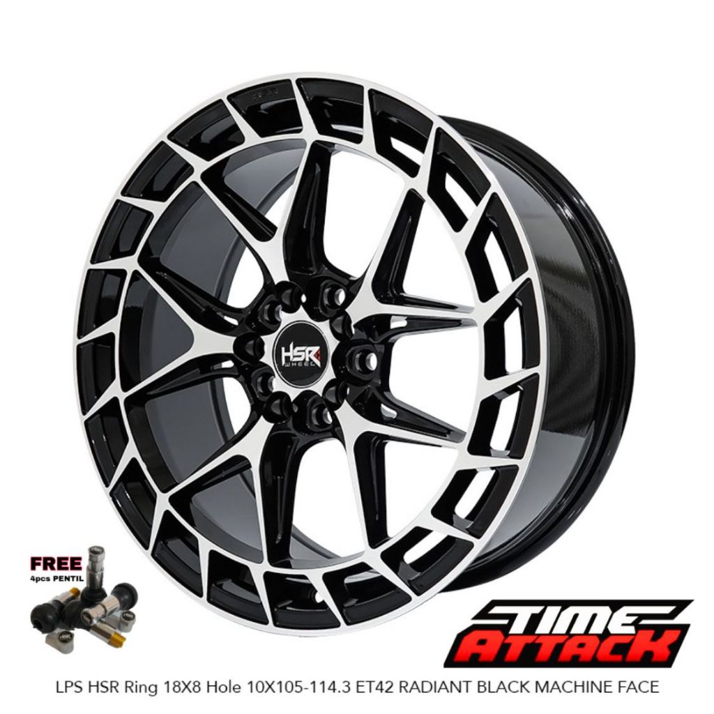 Velg Mobil Chevrolet Trax Ring18 PCD 105-114.3 Velg HSR R18