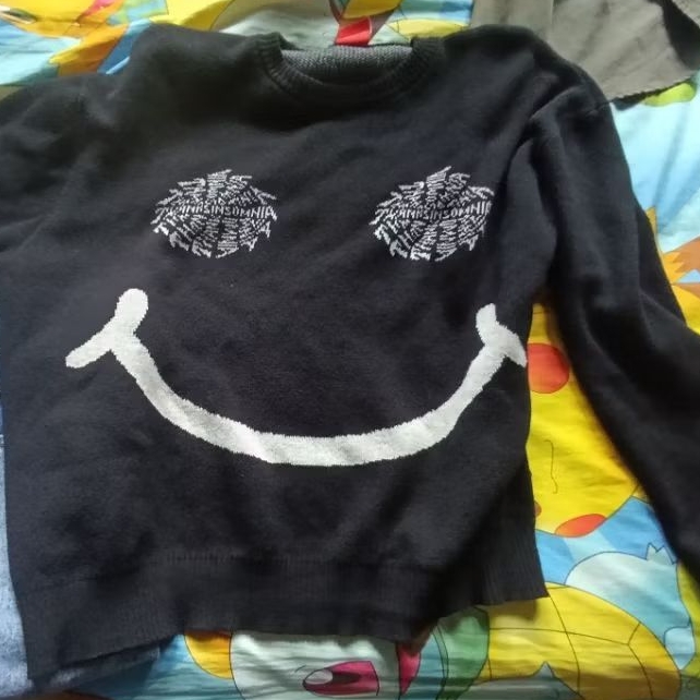 knitwear thanksinsomnia smile mulus used sz s