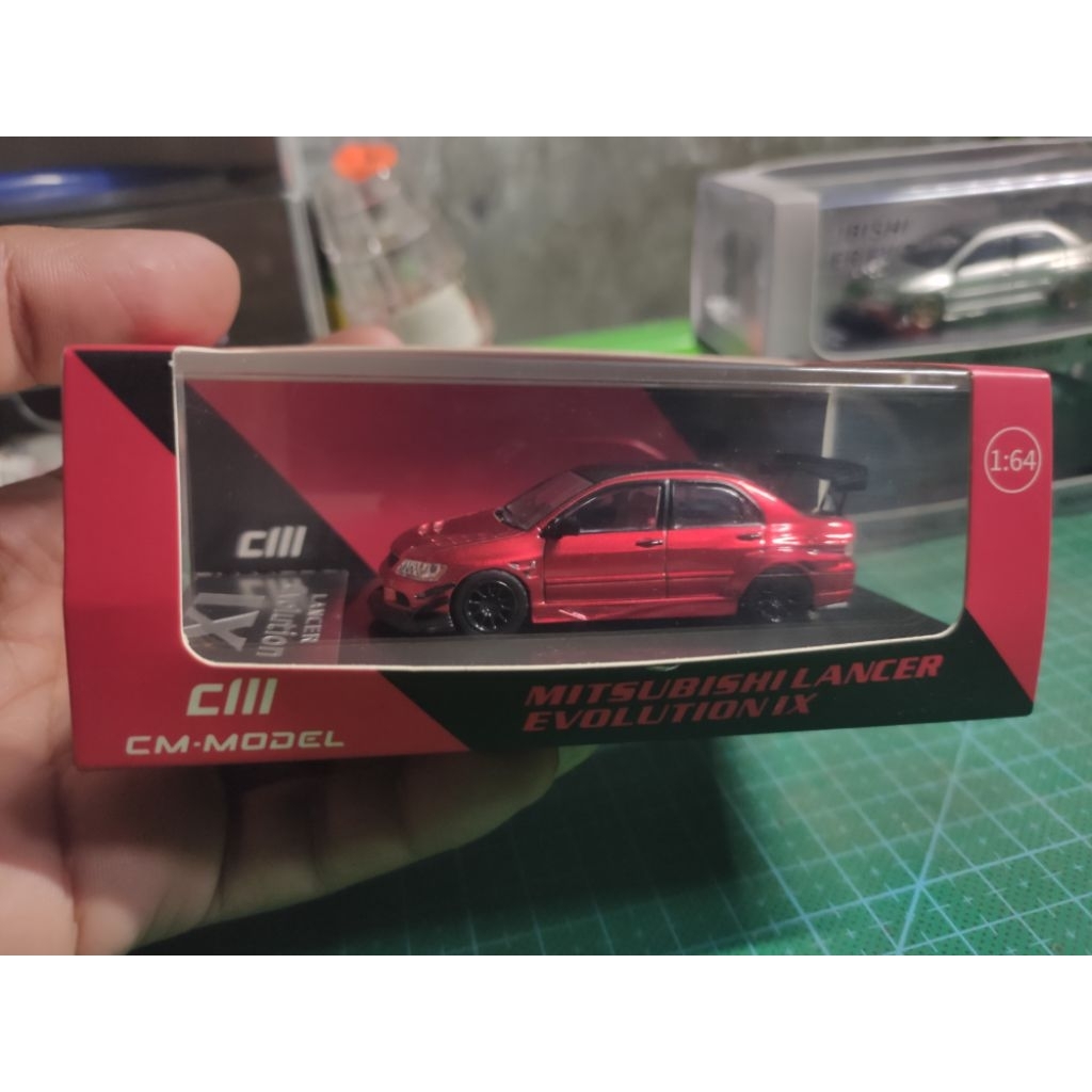 CM model Lancer Evo IX Voltex Metallic Red