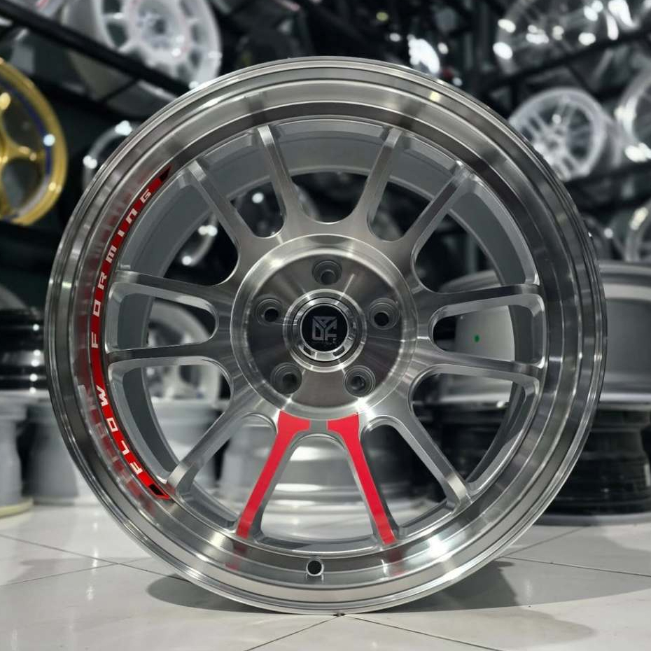 velg mobil ring 17 VENOM 5 FLOW FORMING LEBAR 8 ET 22 R17 velg racing xpander cross venturer Innova 