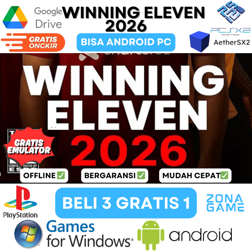 Game PC Winning Eleven 2026 PS2 | Bisa di Android / PC + Emulator | BELI 3 Gratis 1