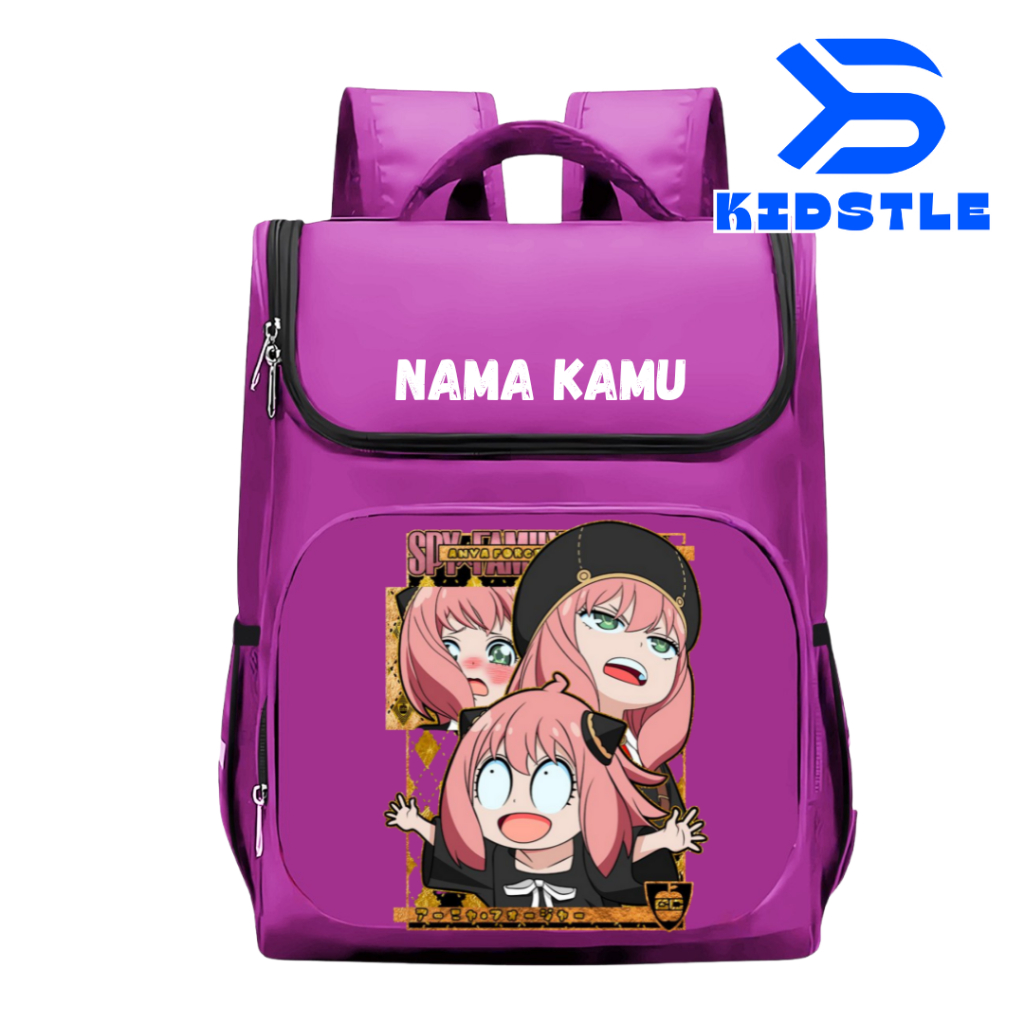Tas Ransel Anak Perempuan Anime Anya Custom Premium