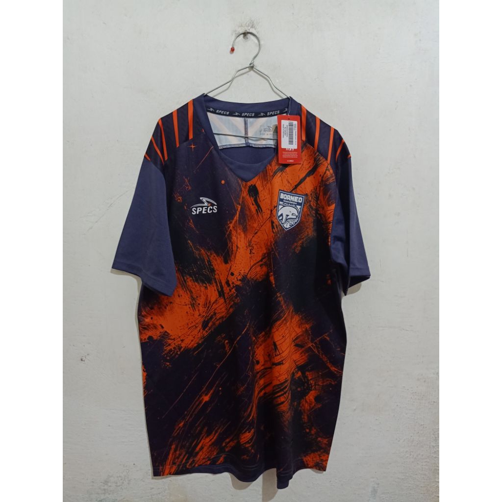 Jersey Borneo FC Samarinda Kalimantan Training Navy Liga 1 2024 Original Specs