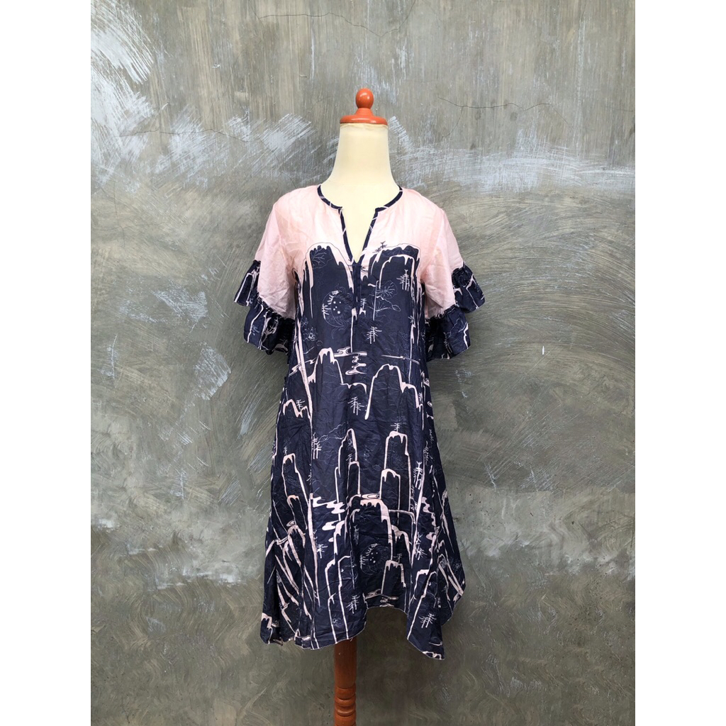 Vivienne Tam Zhangjiajie National Park Pattern Women Midi Dress