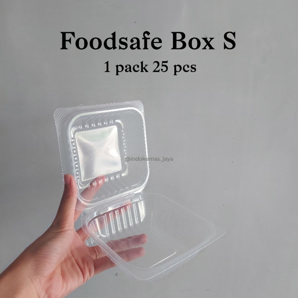 [25 pcs] Mika Foodsafe Box S/ Mika Foodgrade/ Mika Burger/ Mika Donat/ Mika Kotak Kecil
