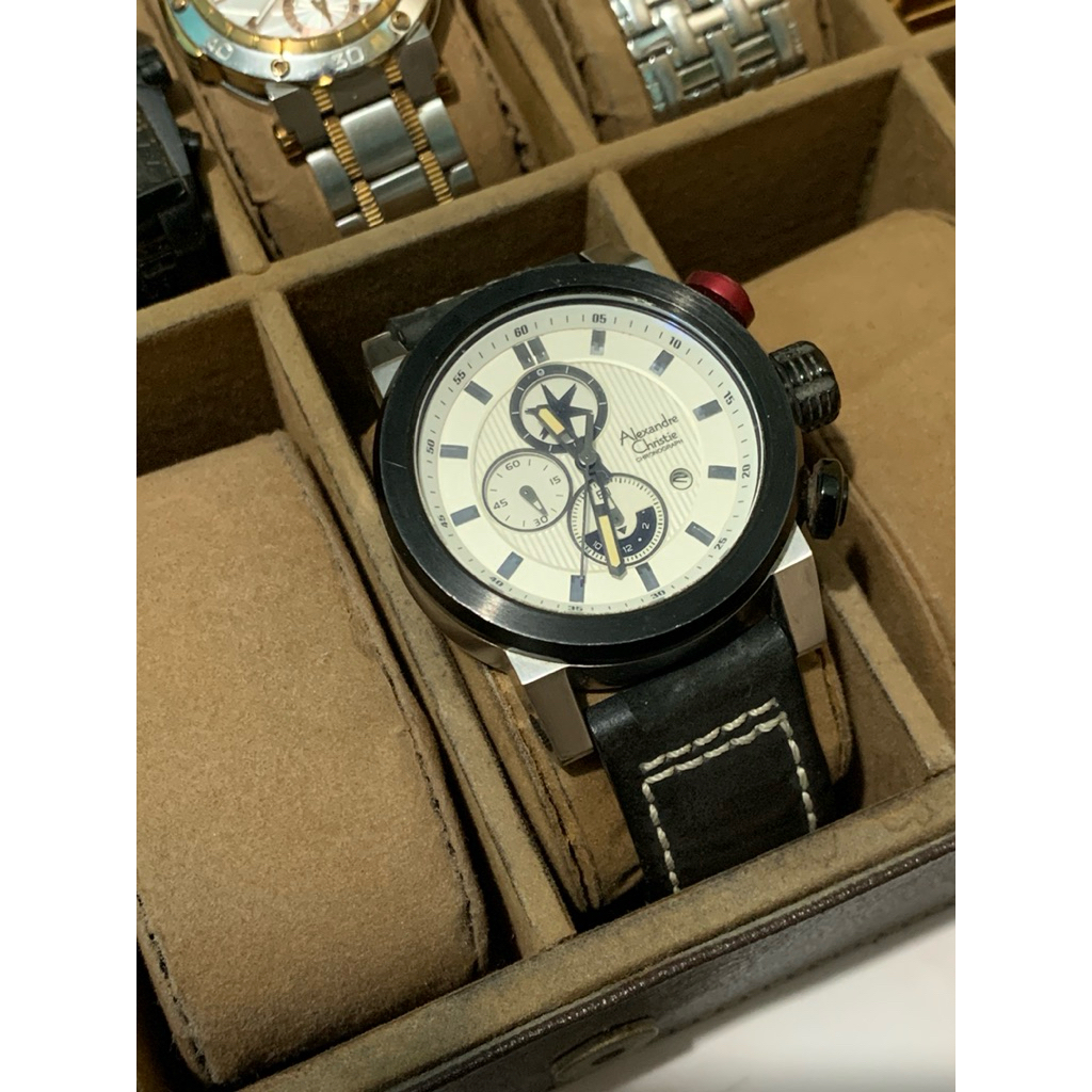 [NEGO] Jam Tangan Analog Pria Alexandre Christie AC 6238 MC
