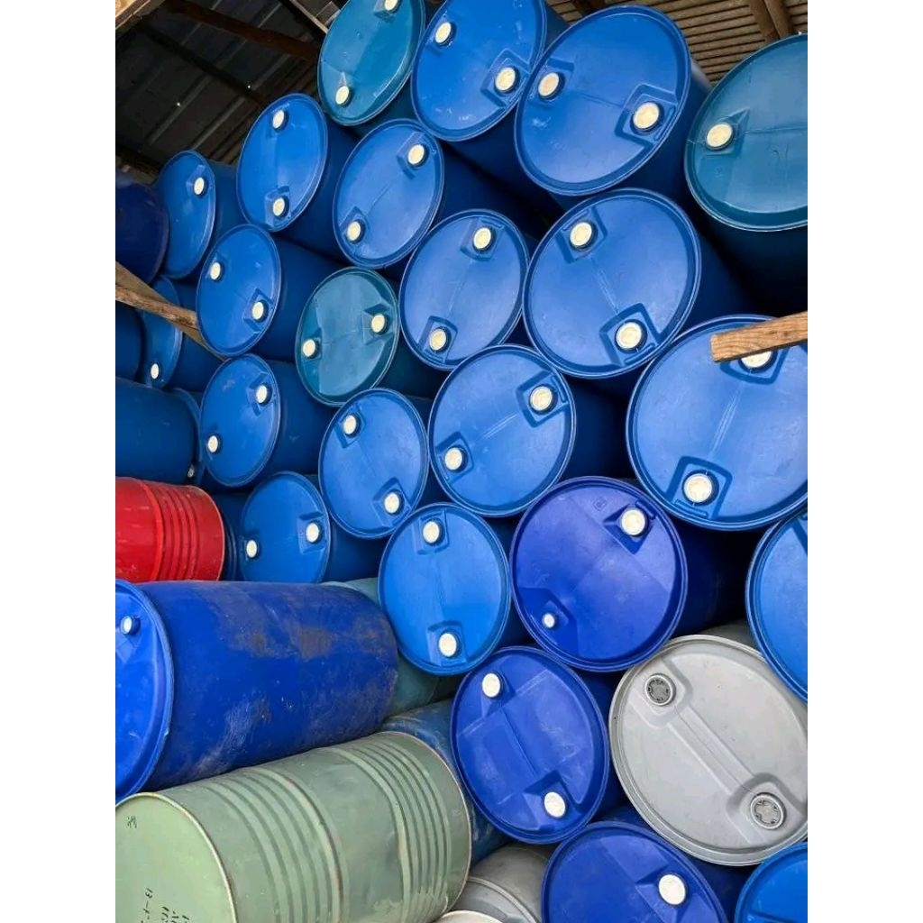 Drum plastik polygen HDPE 200 Liter Aman